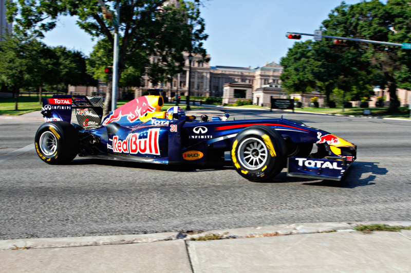 Illustration for article titled Red Bull Austin F1 David Coulthard Texas